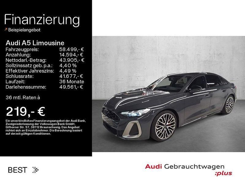 Magnetgrau Gebraucht 2024 Audi A5 Edition .1 Coupé | 58.499 € (Superpreis) - Bild 1/2