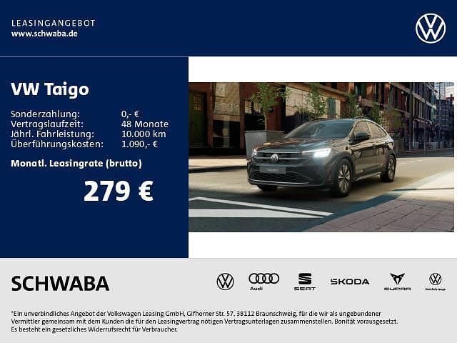 Schwarz Neu 2025 VW Taigo Goal SUV | 29.480 € (Fairer Preis) - Bild 1/4