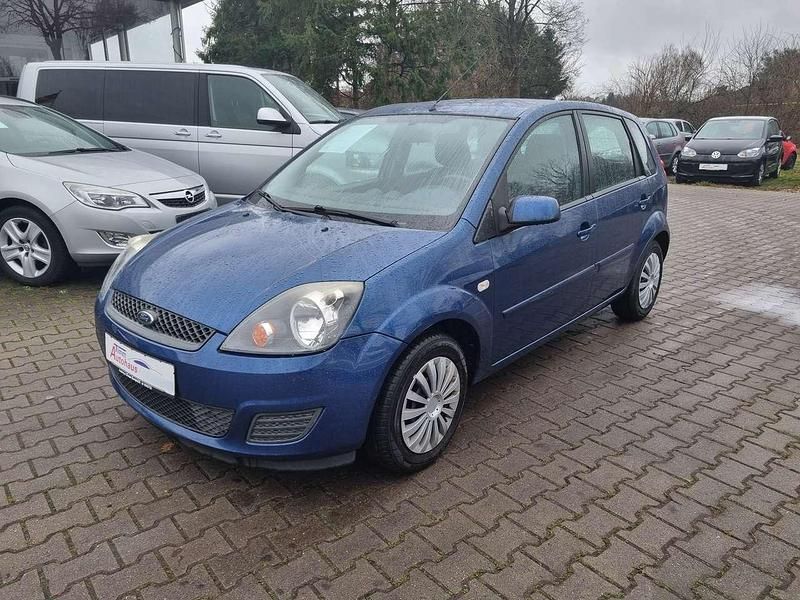 Gebraucht Ford Fiesta Style 80 PS (58 kW) 2008 Blau Kleinwagen