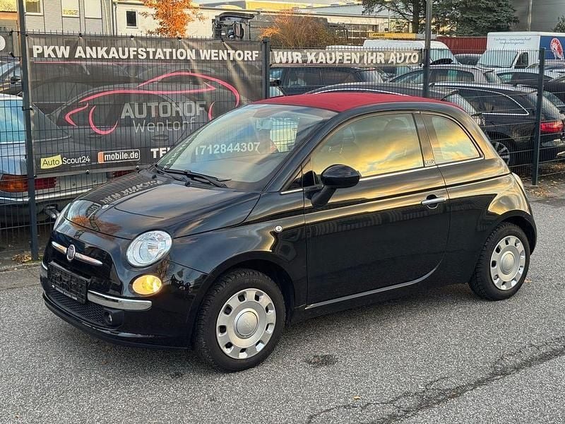 Gebraucht Fiat 500 Lounge 69 PS (50 kW) 2012 Schwarz Cabrio