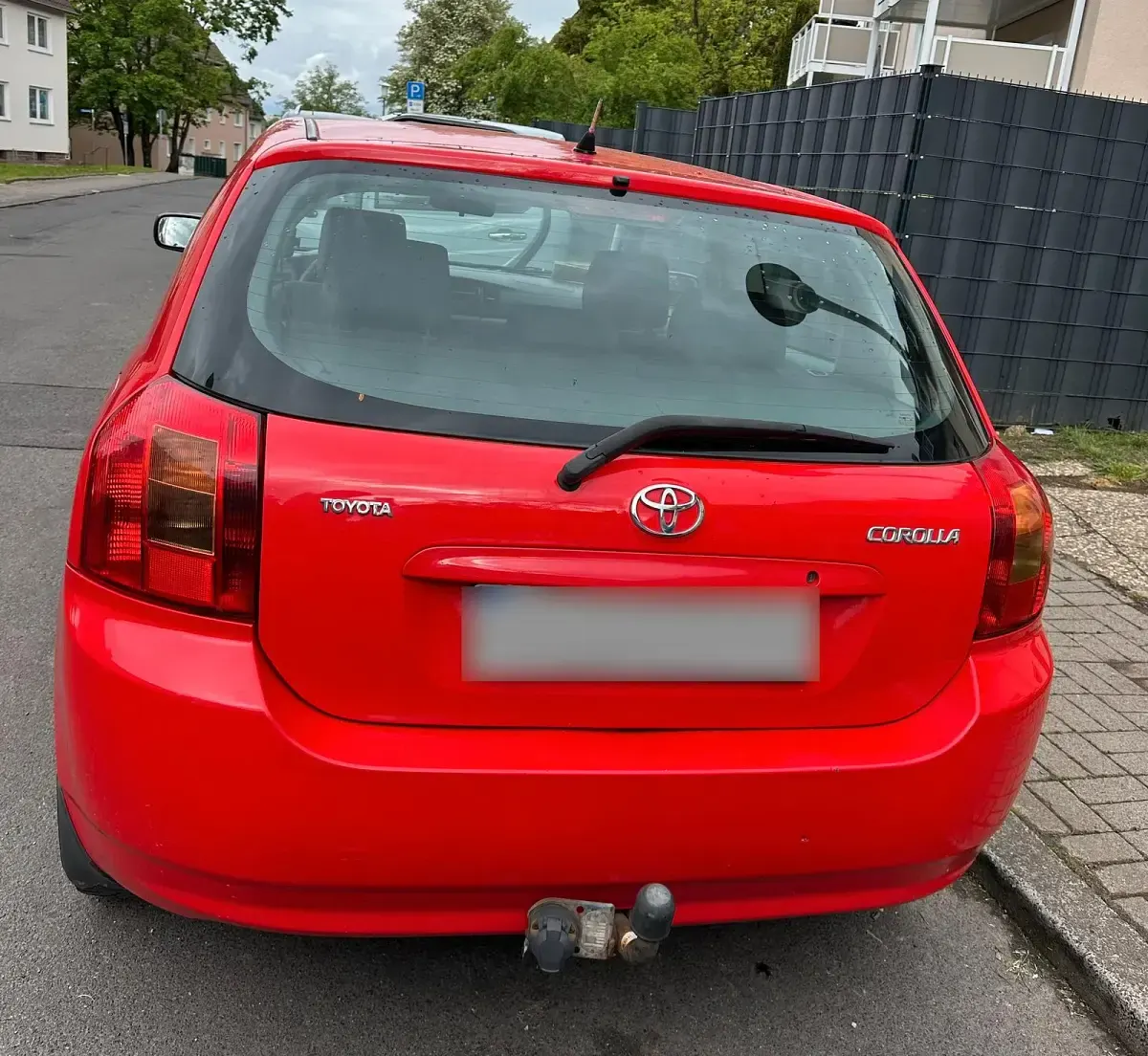 Gebraucht Toyota Corolla 92 PS (67 kW) 2002 Rot Kleinwagen