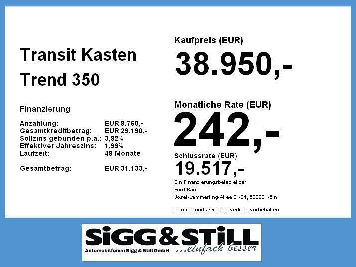 Neu Ford Transit Trend 131 PS (96 kW) 2026 Frost weiß Van / Kleinbus