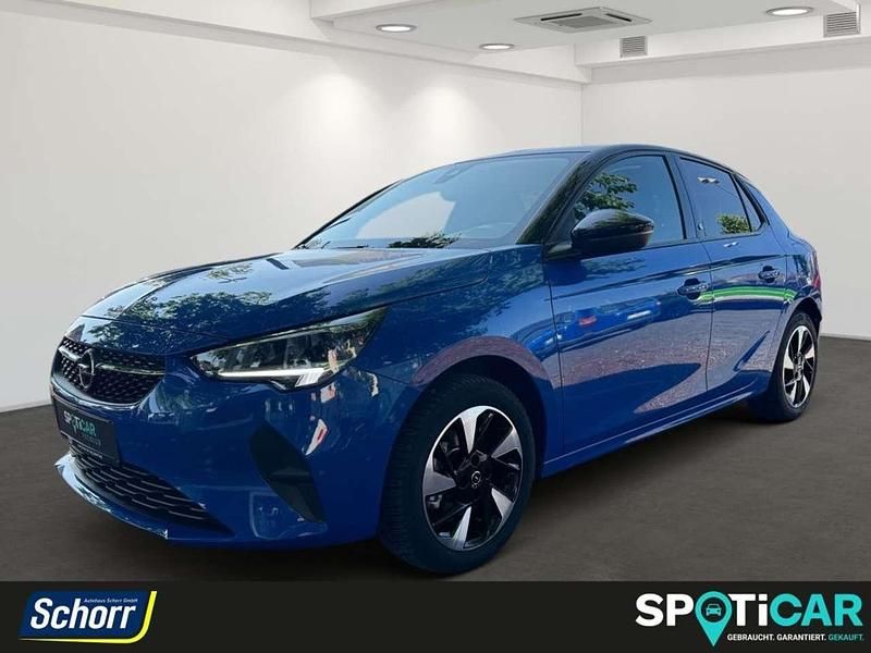 Perl blau met./dach diamant schwarz met. Gebraucht 2021 Opel Corsa-e Edition Kleinwagen | 14.670 € (Fairer Preis) - Bild 1/4