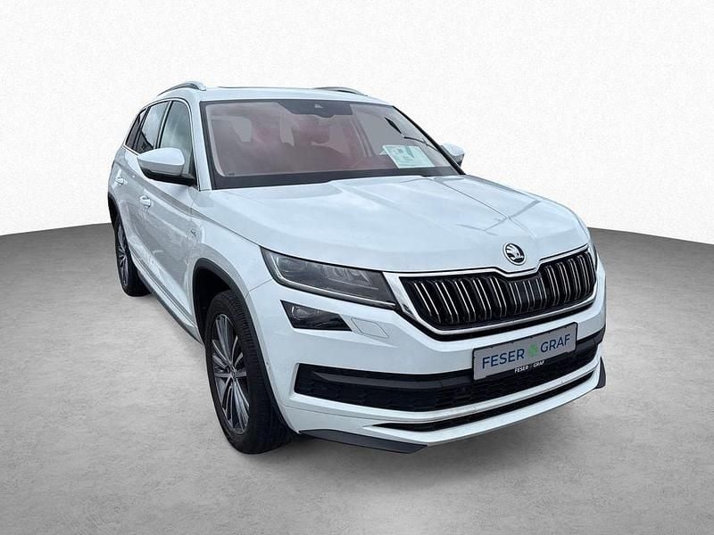 Gebraucht Skoda Kodiaq LAURIN & KLEMENT 200 PS (147 kW) 2021 Moon weiss perleffekt SUV