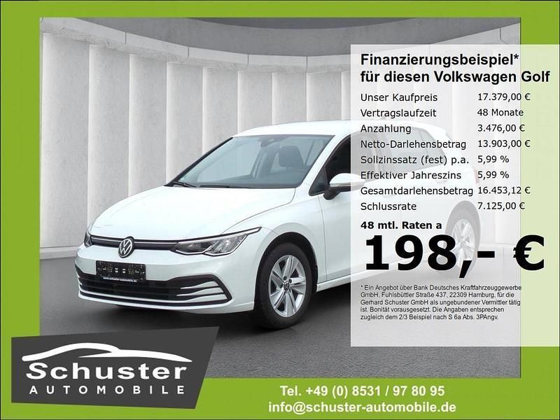 Weiß Gebraucht 2020 VW Golf VIII R Limousine | 17.379 € (Superpreis) - Bild 1/4