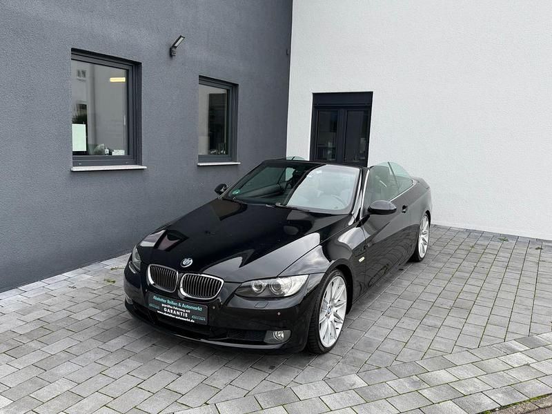 Schwarz Gebraucht 2008 BMW 325 Cabriolet Sport Line Cabrio | 11.999 € (Fairer Preis) - Bild 1/4