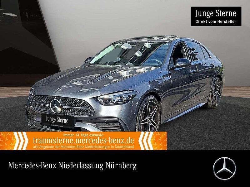 Grau Gebraucht 2024 Mercedes C200 Advanced Plus Limousine | 43.890 € (Fairer Preis) - Bild 1/3