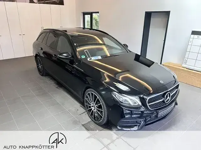 Brugt Mercedes E400 AMG line 333 HK (244 kW) 2018 Sort Sedan