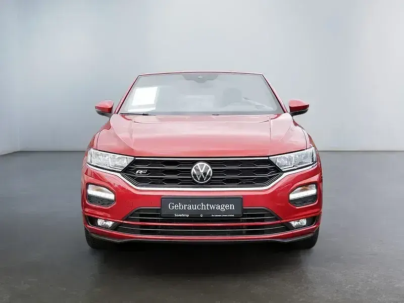 Gebraucht VW T-Roc Cabriolet R-line 150 PS (110 kW) 2021 Rot Cabrio