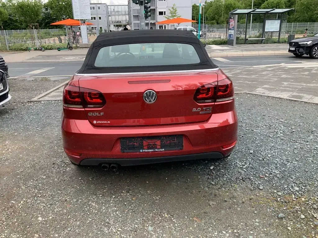 Brugt VW Golf Cabriolet 140 HK (102 kW) 2013 Rød Cabriolet
