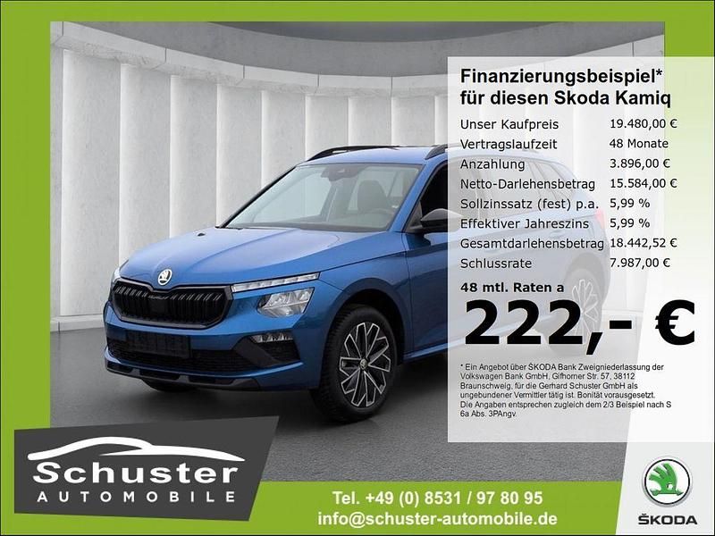 Gebraucht Skoda Kamiq Selection 95 PS (69 kW) 2024 Blau SUV