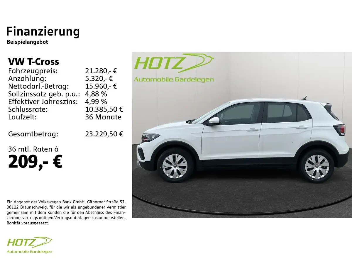 Neu VW T-Cross 95 PS (69 kW) 2026 SUV