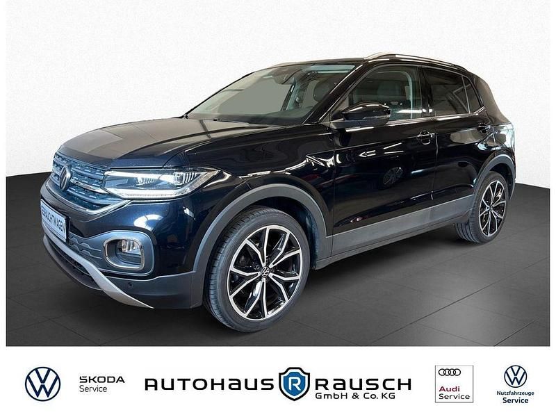 Schwarz Gebraucht 2021 VW T-Cross Style SUV | 20.900 € (Fairer Preis) - Bild 1/4