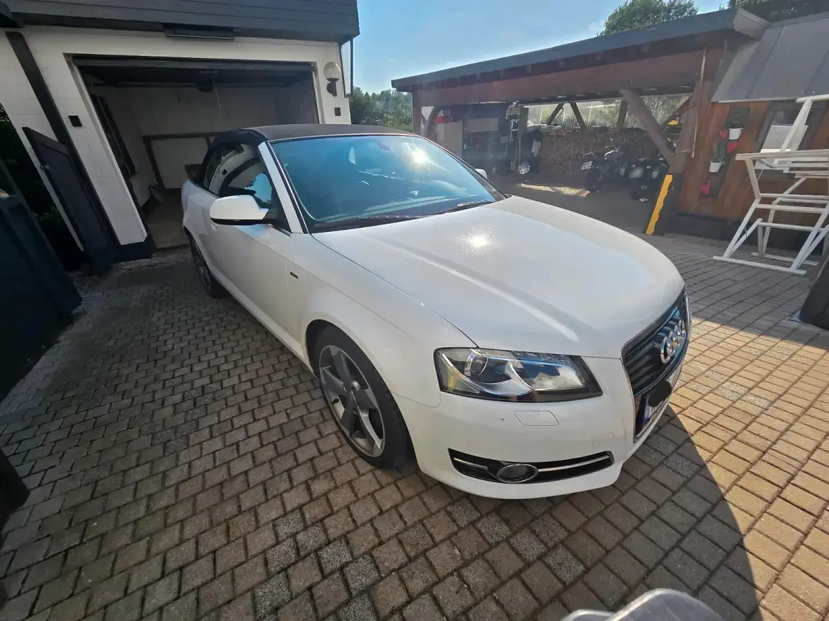 Gebraucht Audi A3 Cabriolet S-Line 140 PS (102 kW) 2013 Weiß Cabrio