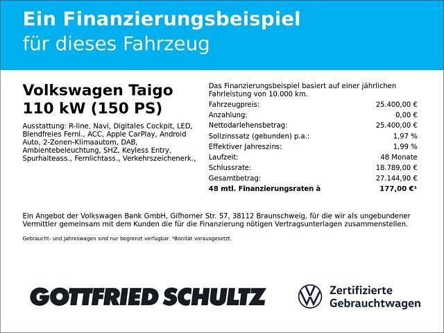 Gebraucht VW Taigo R-line 150 PS (110 kW) 2024 Rauchgrau metallic SUV