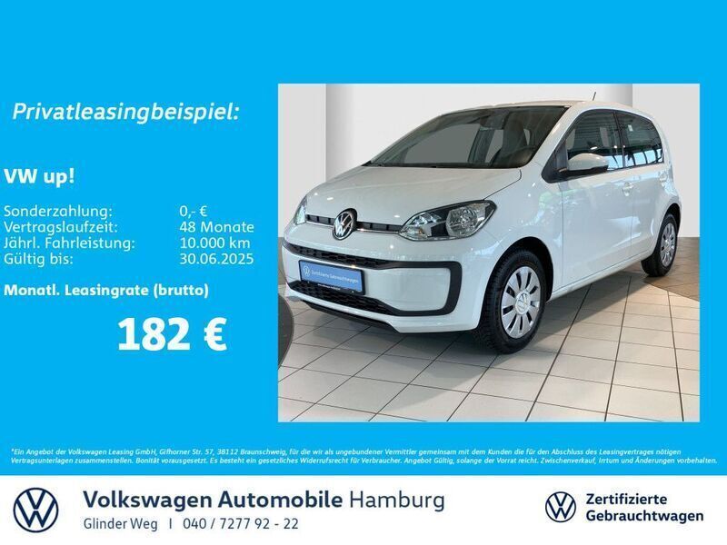 Gebraucht VW up! Move 65 PS (47 kW) 2021 Weiß Kleinwagen