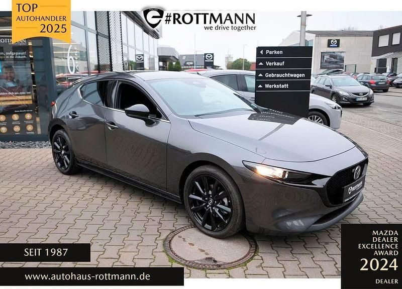 Grau Gebraucht 2023 Mazda 3 Homura-Line Kleinwagen | 26.750 € (Fairer Preis) - Bild 1/4