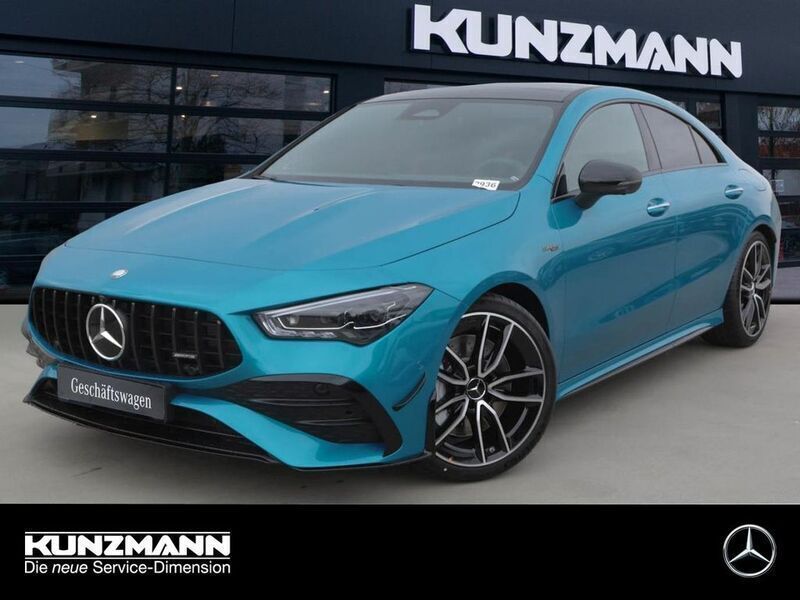 Hyperblau Gebraucht 2025 Mercedes CLA35 AMG AMG Coupé | 57.890 € (Teuer) - Bild 1/4
