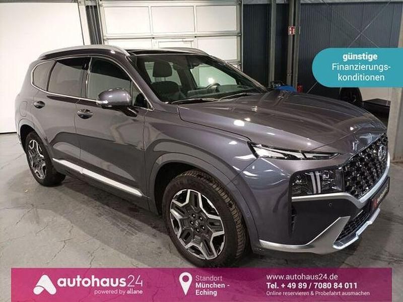 Blau Gebraucht 2022 Hyundai Santa Fe SUV | 35.880 € (Fairer Preis) - Bild 1/4