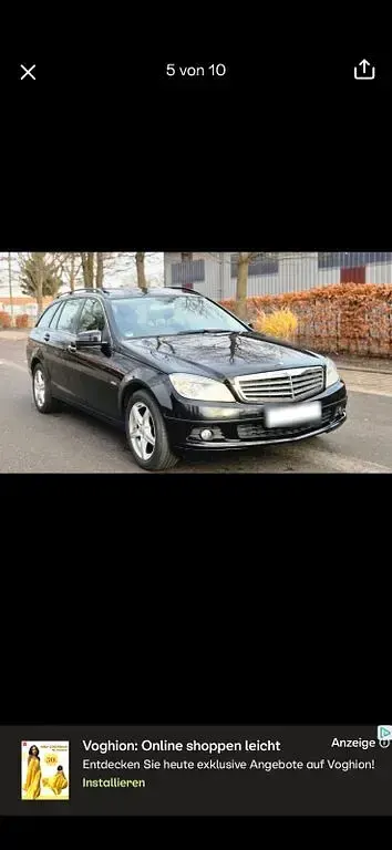 Second-hand Mercedes C220 170 CP (125 kW) 2010 Negru Berlinǎ