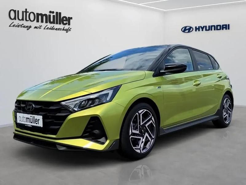 Grün lucid lime/ phantom black / Neu 2025 Hyundai i20 N Line Kleinwagen | 25.288 € (Fairer Preis) - Bild 1/1