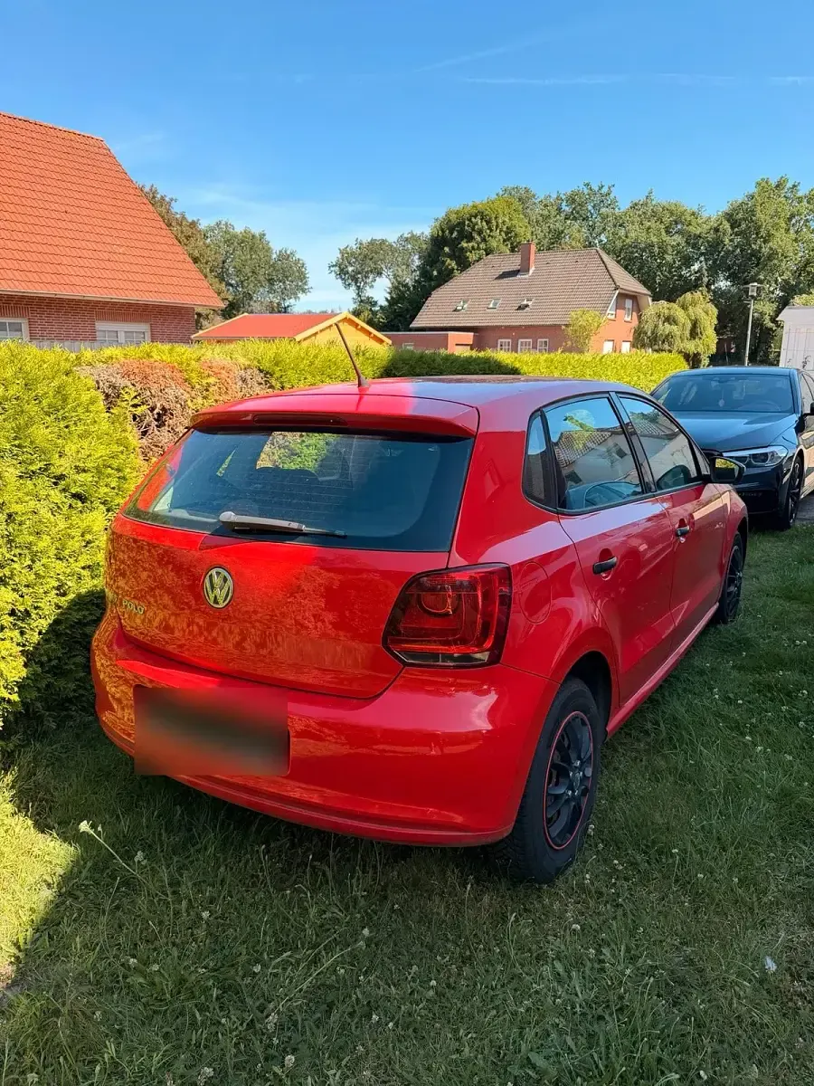 Gebraucht VW Polo 2009 Rot Kleinwagen