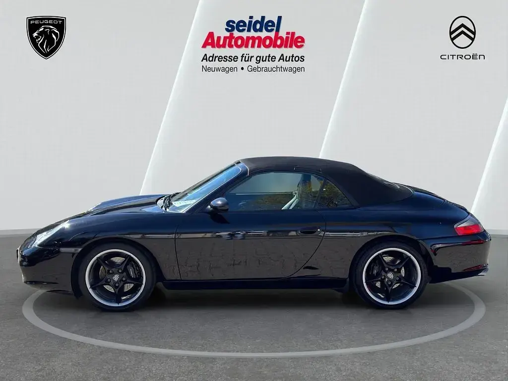 Usata Porsche 996 320 CV (235 kW) 2004 Nero Cabrio