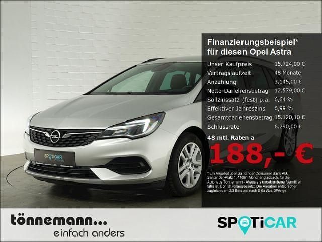 Silber Gebraucht 2022 Opel Astra Edition Kombi | 15.724 € (Guter Preis) - Bild 1/4