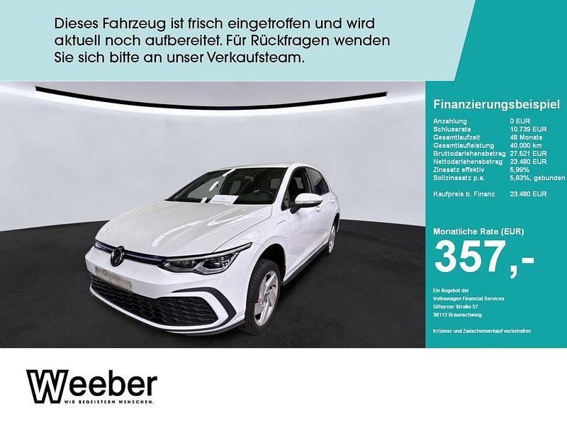 Pure white Gebraucht 2022 VW Golf GTE Limousine | 23.480 € (Fairer Preis) - Bild 1/4