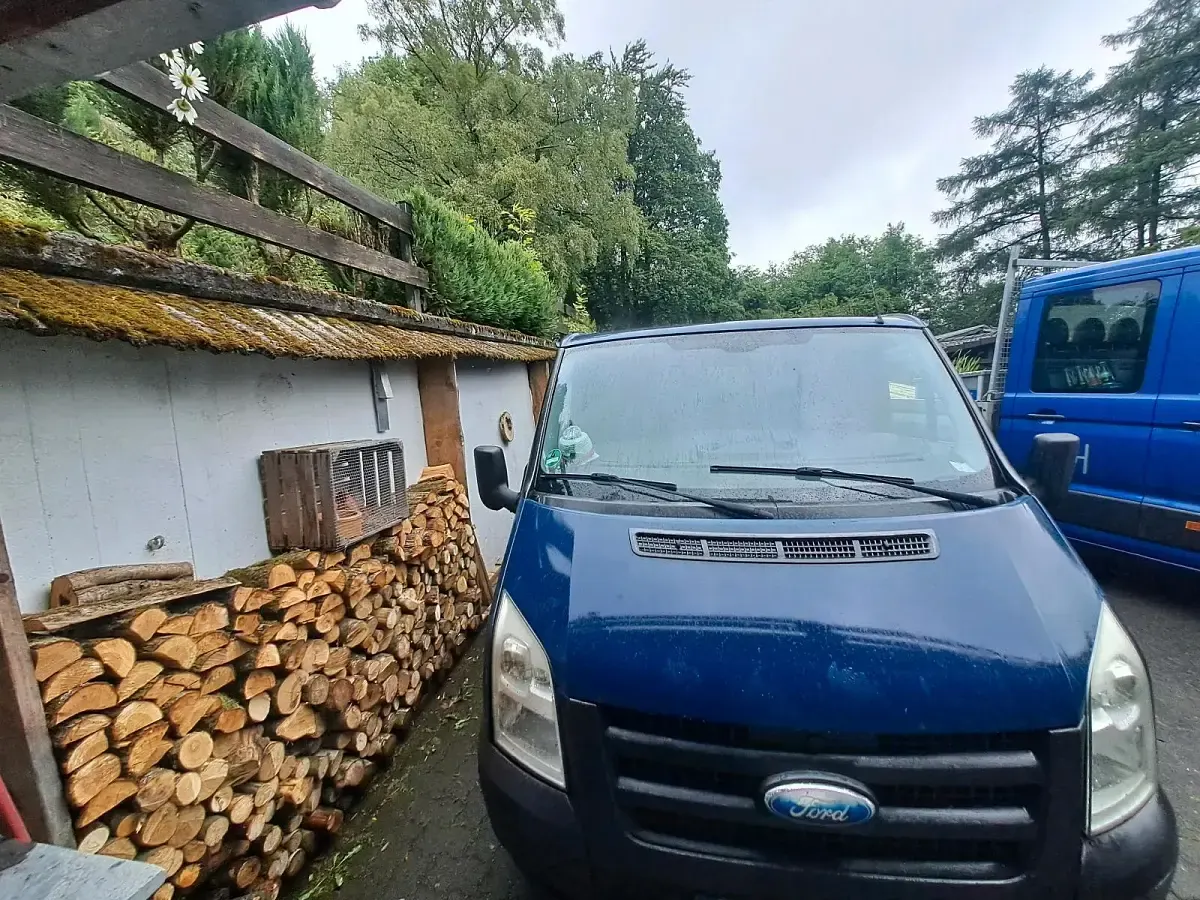 Gebraucht Ford Transit 100 PS (73 kW) 2008 Blau Van / Kleinbus
