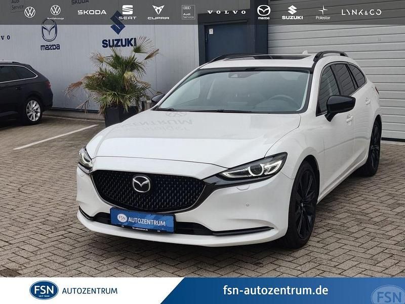 Weiß Gebraucht 2023 Mazda 6 Homura-Line Limousine | 31.490 € (Fairer Preis) - Bild 1/4