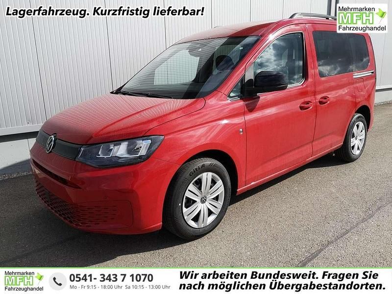 Neu VW Caddy Edition 122 PS (89 kW) 2025 Kirschrot Van / Kleinbus