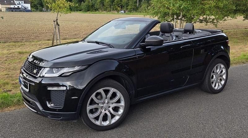 Schwarz Gebraucht 2016 Land Rover Range Rover evoque Cabrio | 24.999 € (Fairer Preis) - Bild 1/4