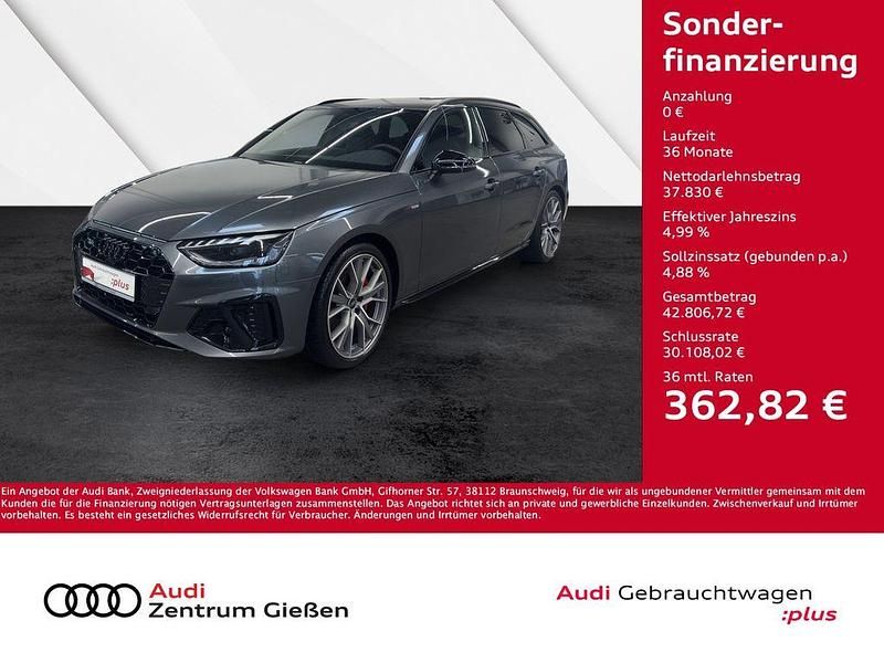 Daytonagrau perleffekt (metallic) Gebraucht 2023 Audi A4 S-Line Kombi | 37.830 € (Fairer Preis) - Bild 1/4