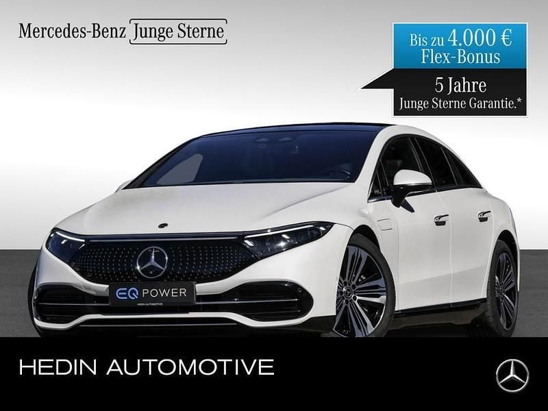 Weiß Gebraucht 2022 Mercedes EQS450+ Electric Art Limousine | 52.700 € (Superpreis) - Bild 1/4