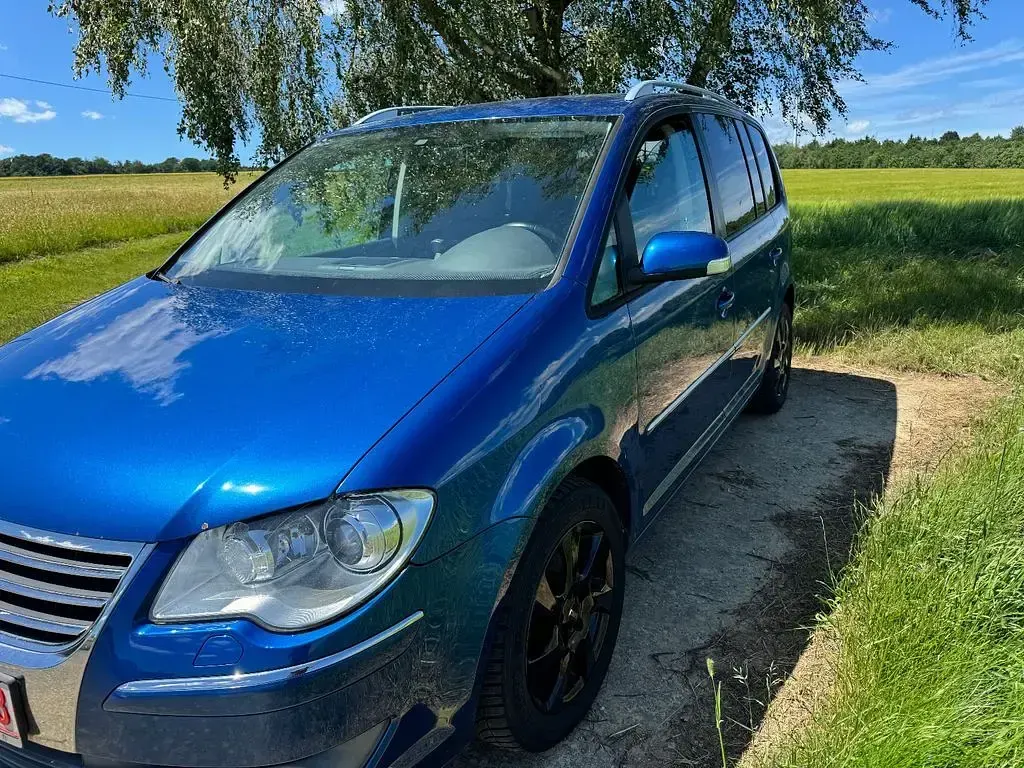Gebraucht VW Touran Highline 140 PS (102 kW) 2008 Blau Van / Kleinbus