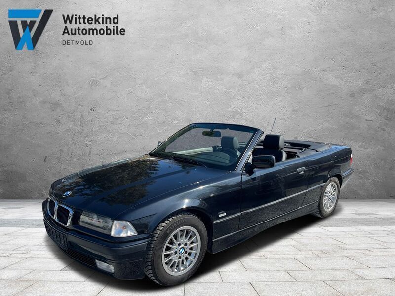 Schwarz Gebraucht 1998 BMW 318 Cabriolet Sport Line Cabrio | 7.999 € (Fairer Preis) - Bild 1/4