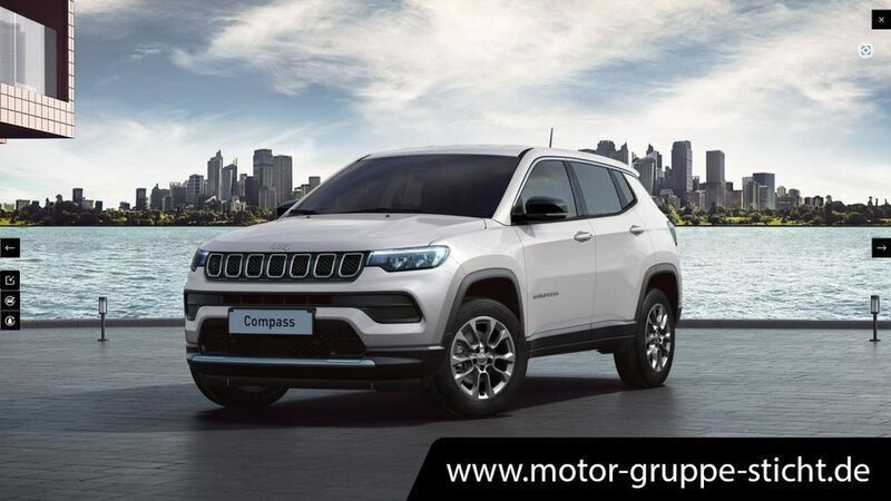 Weiß Neu 2025 Jeep Compass Altitude SUV | 33.450 € (Guter Preis) - Bild 1/4