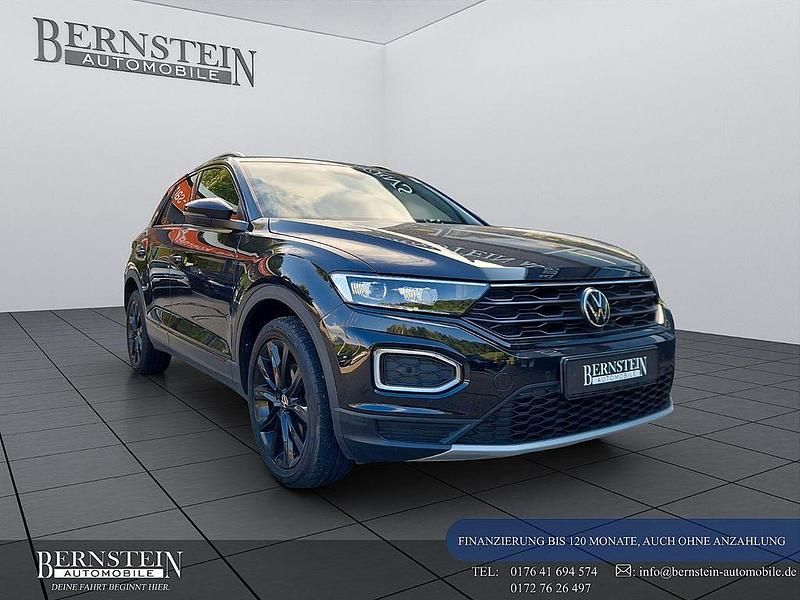 Schwarz Gebraucht 2021 VW T-Roc Sportline SUV | 22.899 € (Fairer Preis) - Bild 1/4