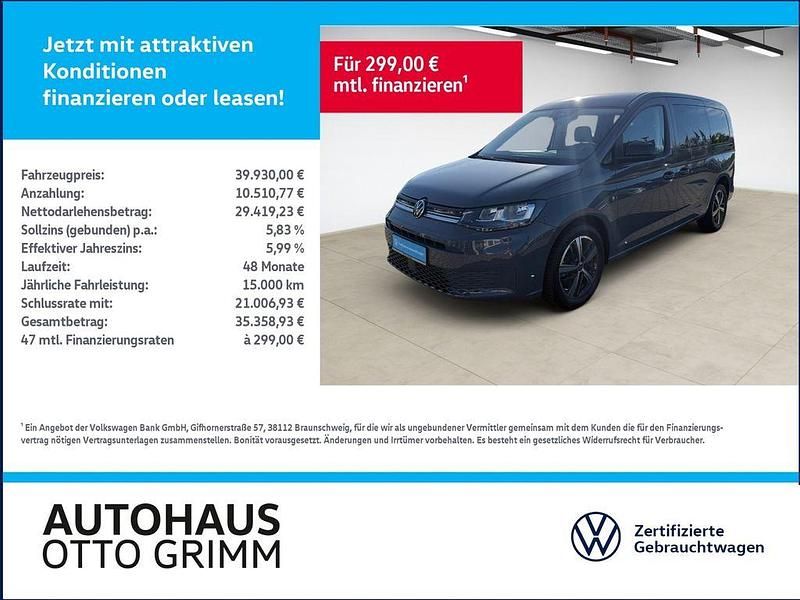 Grau Gebraucht 2024 VW Caddy Maxi Life Life Van / Kleinbus | 39.930 € (Fairer Preis) - Bild 1/4