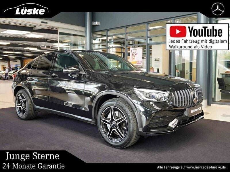 Obsidianschwarz Gebraucht 2021 Mercedes GLC43 AMG AMG Coupé | 53.900 € (Fairer Preis) - Bild 1/4