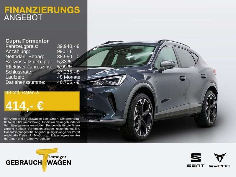Magnetic grau metallic Neu 2024 Cupra Formentor VZ SUV | 39.940 € (Guter Preis) - Bild 1/4