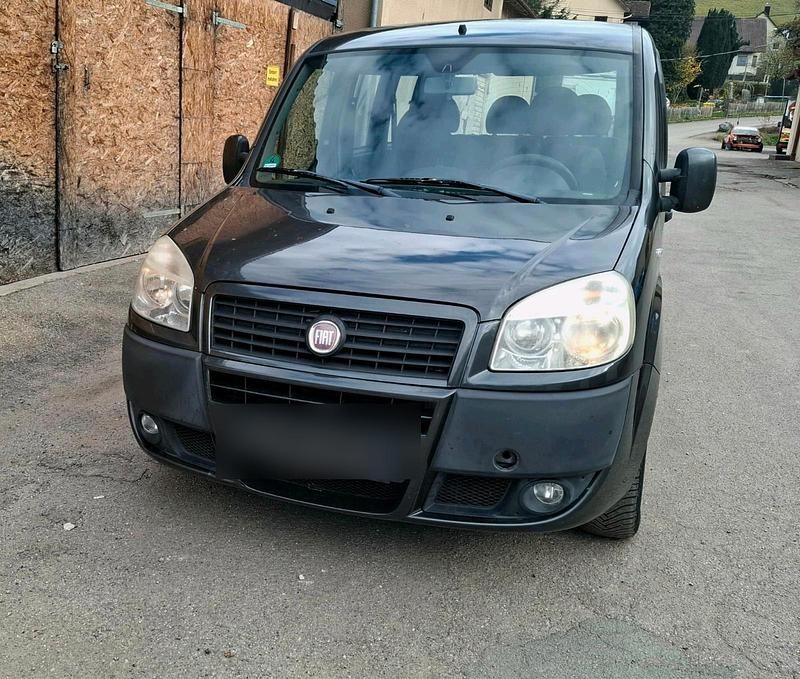 Schwarz Gebraucht 2008 Fiat Doblò Van / Kleinbus | 2.199 € (Fairer Preis) - Bild 1/4