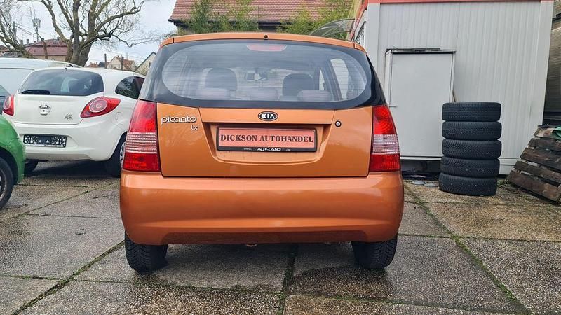 Gebraucht Kia Picanto LX 61 PS (44 kW) 2007 Orange Kleinwagen