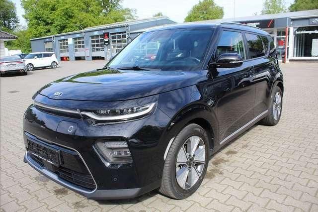 Schwarz metallic Gebraucht 2020 Kia Soul EV Spirit SUV | 20.530 € - Bild 1/4