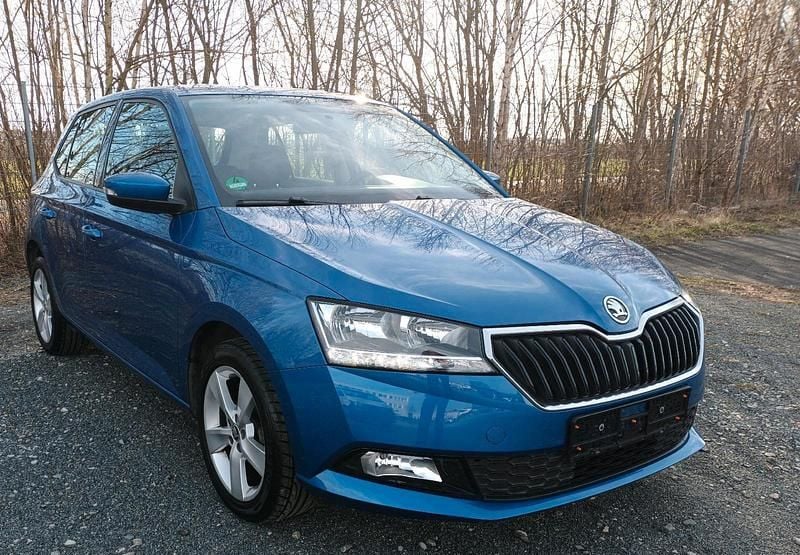 Gebraucht Skoda Fabia 75 PS (55 kW) 2019 Blau Kleinwagen