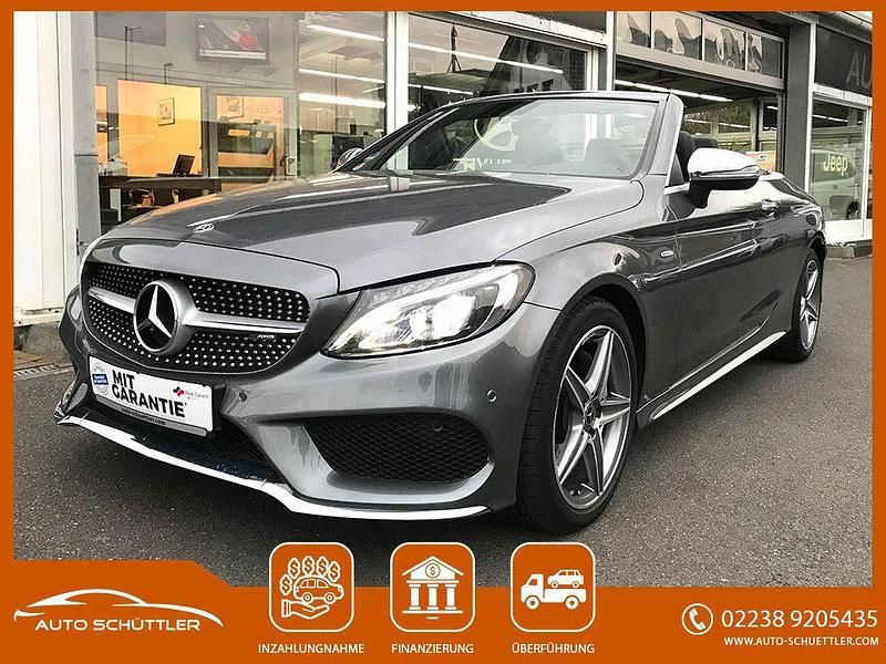 Selenitgrau Gebraucht 2018 Mercedes C180 AMG Cabrio | 27.900 € (Guter Preis) - Bild 1/4