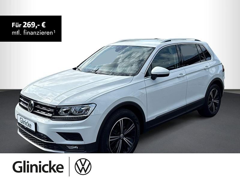 Weiß Gebraucht 2019 VW Tiguan Highline SUV | 21.270 € (Guter Preis) - Bild 1/3