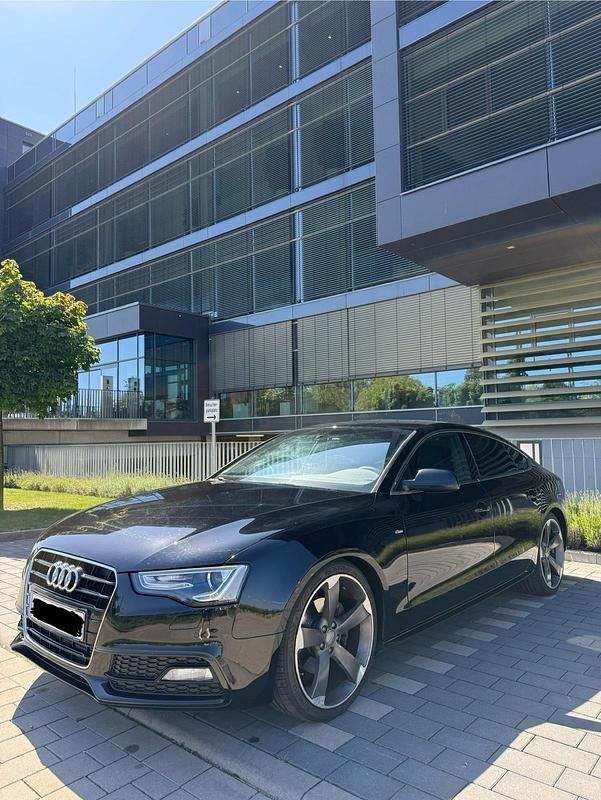 Schwarz Gebraucht 2015 Audi A5 Sportback S-Line Limousine | 18.500 € (Fairer Preis) - Bild 1/4