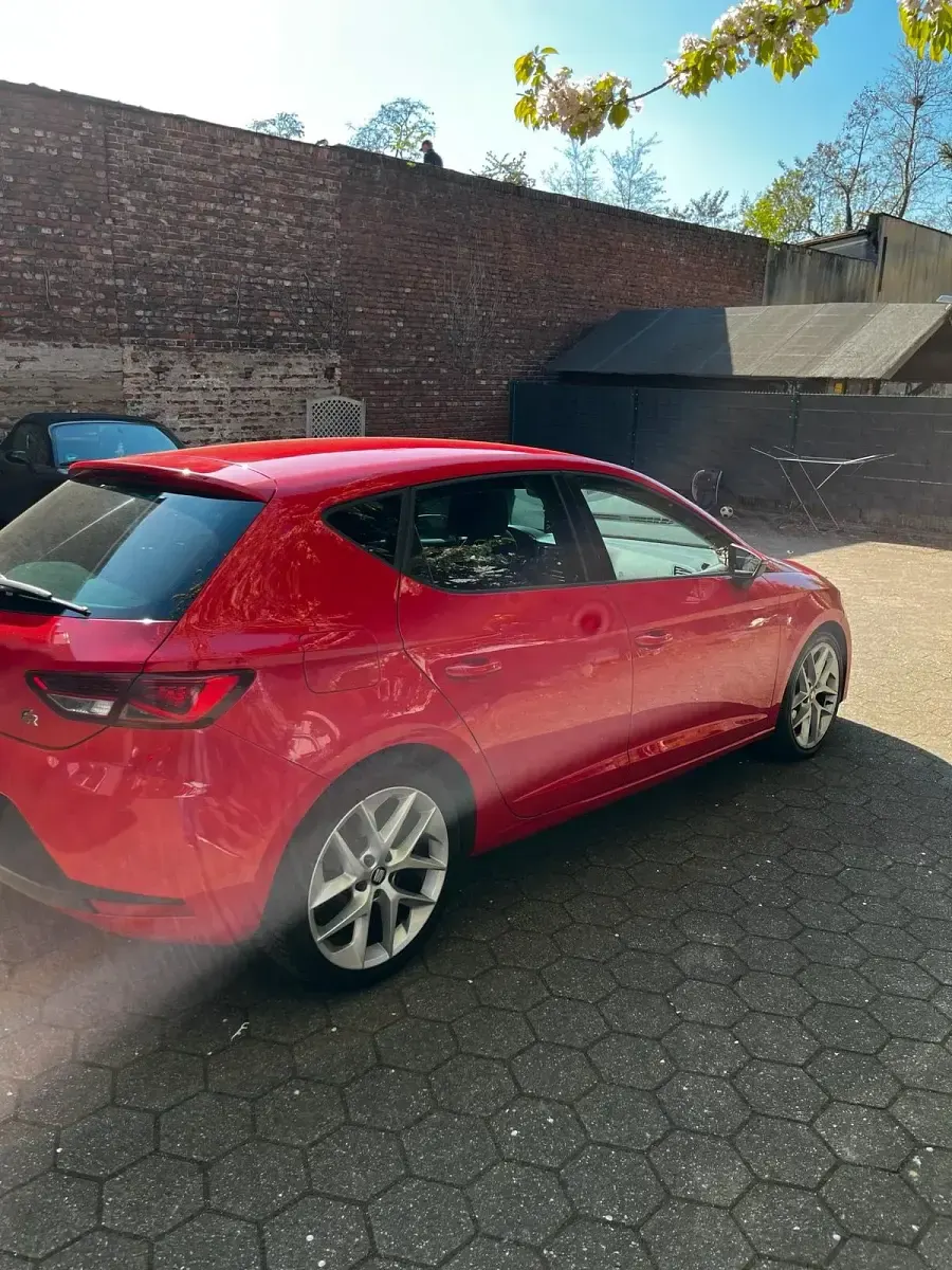 Usata Seat Leon FR 150 CV (110 kW) 2017 Rosso Berlina